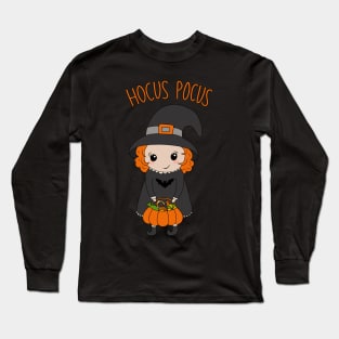 Cute Kawaii Witch Long Sleeve T-Shirt